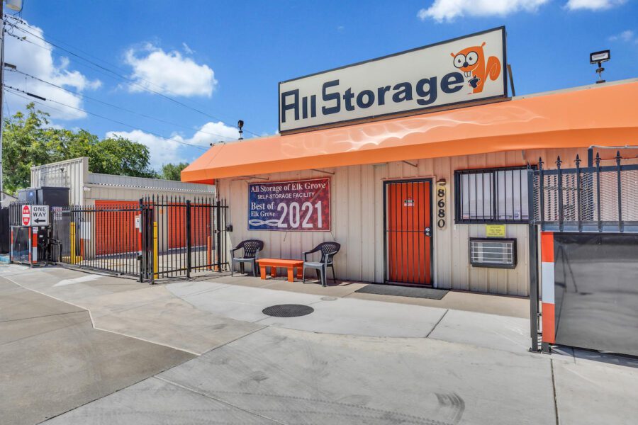 Entrance of All Storage of Elk Grove