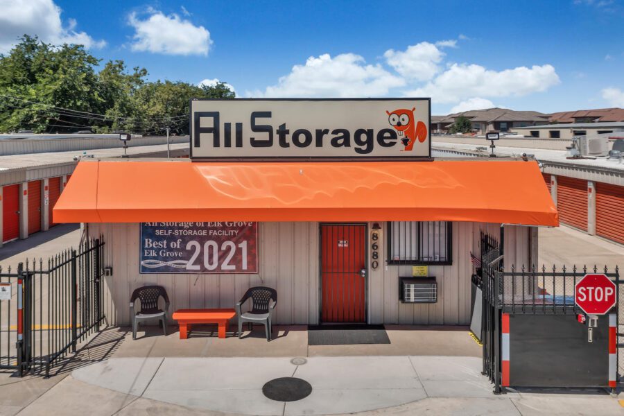 Up Close Front view of All Storage of Elk Grove